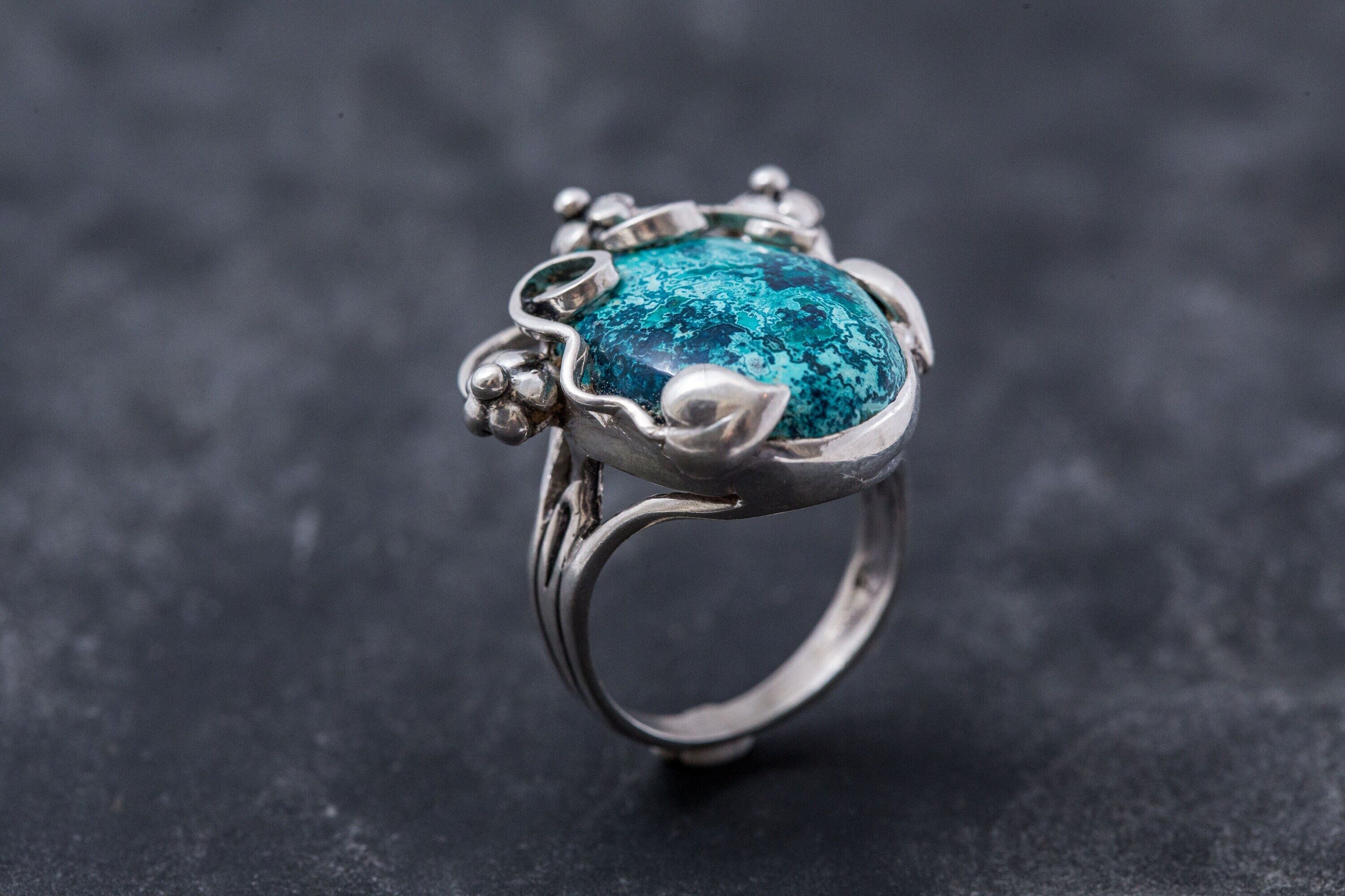 Aqua Chalcedony , Natural Chalcedony Gemstone Ring,sagittarius Birthstone,  Blue Chalcedony, Stacking Ring, Joy Gemstone, Gift - Etsy